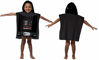 Picture of Star Wars Darth Vader Kids Bath/Pool/Beach Hooded Poncho - Super Soft & Absorbent Cotton Towel, Measures 22 x 22 Inches (Official Star Wars Product)