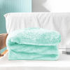 Picture of Exclusivo Mezcla Plush Fuzzy Large Fleece Throw Blanket (50" x 70", Mint Green)- Soft, Warm& Lightweight