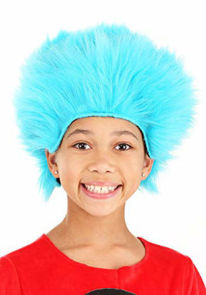 Picture of Dr. Seuss Thing 1 & Thing 2 Plush Costume Wig for Kids