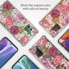 Picture of MOSNOVO Galaxy Note 20 Case, Blossom Floral Pattern Clear Design Transparent Plastic Hard Back Case with TPU Bumper Protective Case Cover for Samsung Galaxy Note 20