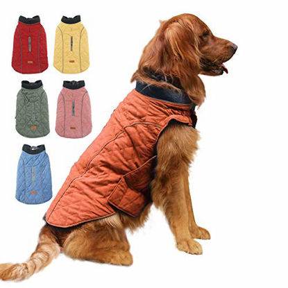 Picture of EMUST Dog Coat for Winter, Windproof Dog Jackets for Cold Weather with Lofty Collar, Puppy Clothes for Small Dog Clothes for Dogs, S