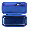 Picture of co2crea Hard Travel Case Replacement for DOSS SoundBox Pro+ Wireless Bluetooth Speaker (Black Case + Inside Blue)