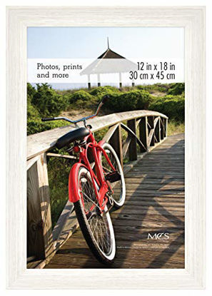 Picture of MCS Museum Poster Frame, 12 x 18 in, White Woodgrain