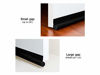 Picture of deeTOOL MAN Door Draft Stopper 36" : One Sided Door Insulator with Hook and Loop Self Adhesive Tape Seal Fits to Bottom of Door/Under Door Draft Stopper(Black)