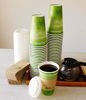 Picture of Special Green Grass Design, Paper Hot Cup,with Lids and Cup Sleeves,Eco-friendly,100% Blodegradable&Compostable (Green Grass, 16 0Z 50 count)