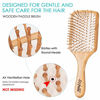 Picture of 3 Pcs Hair Brush Set, Boar Bristle Hairbrush, Wooden Paddle Hair Brush and Tail Combs Set for Women Men Kids, Reducing Frizzy for Long Thick Thin Curly Natural Hair & Hair Gift Care Package