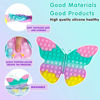 Picture of Big Size Pop Toy It Fidget Push Popper, XL Jumbo Giant Large Mega Huge Biggest Its Popit Poppers Poppits Popitsfidgets Popet Pops Cute Butterfly Animal, Girl Kids Gifts