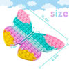 Picture of Big Size Pop Toy It Fidget Push Popper, XL Jumbo Giant Large Mega Huge Biggest Its Popit Poppers Poppits Popitsfidgets Popet Pops Cute Butterfly Animal, Girl Kids Gifts