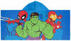 Picture of Jay Franco Marvel Super Hero Adventures United Kids Bath/Pool/Beach Hooded Towel - Featuring The Avengers - Super Soft & Absorbent Cotton Towel, Measures 22 inch x 51 Inch (Official Marvel Product)