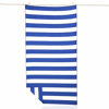 Picture of Your Choice Microfiber Beach Towel Oversized Thin Lightweight Compact Quick Drying and Sand Proof for Blanket, Deck Chair, Sun Lounger or Bath (1PC - Blue and White Stripes - Extra Large 35x 67 Inch)