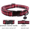 Picture of DOGWONG Christmas Dog Collar with Bow Tie Flower Pet Dog Collar, Christmas Red Plaid Adjustable and Comfortalbe Girl Dog Collar for Large Small Medium Dog