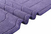 Picture of Microfiber Kitchen Towels - Super Absorbent, Soft and Solid Color Dish Towels, 8 Pack (Stripe Designed Purple and White Colors), 26 x 18 Inch (Purple)