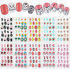 Picture of 240 Pieces Children False Nails Kids Girls Press on Short Artificial Fake Nails Cute Pre Glue Full Cover Acrylic Nail Tip Kit for Children Little Girls Nail Decoration, 10 Boxes (Colorful Animals)