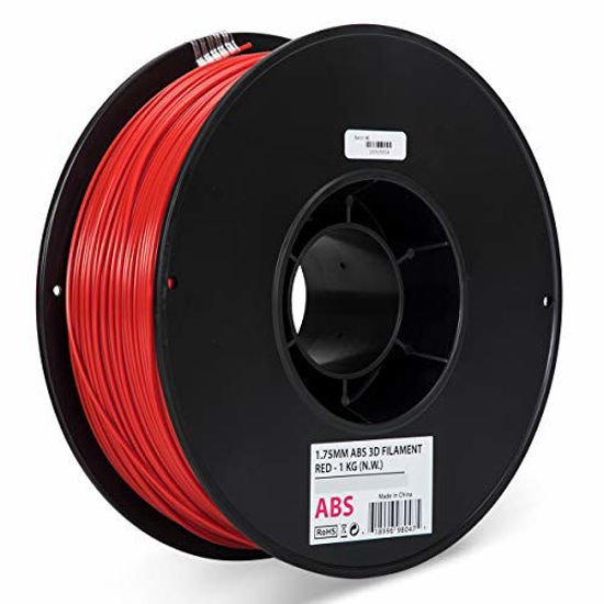 Picture of Inland 1.75mm Red ABS 3D Printer Filament - 1kg Spool (2.2 lbs)