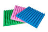 Picture of Strictly Briks Beginner Briks 12.5 x 15 Inch Baseplate, 100% Compatible with Mega Bloks First Builder Blocks, 10 x 12 Large Pegs for Toddlers, Single Tight Fit Stackable Base Plate, Pink