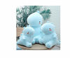 Picture of Cute Charming Cartoon Fashion Funny Pretty Dinosaur Stuffed Animals Shape Big Hugging Pillow Soft 3D Pom Plush Toy Doll Ultra Fabric Bed Rest Chair Bolster Nursery Decoration Gift for Kids (Blue)