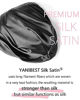 Picture of YANIBEST Silk Satin Bonnet Hair Cover Sleep Cap - Light Grey Adjustable Stay on Silk Lined Slouchy Beanie Hat for Night Sleeping