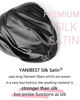 Picture of YANIBEST Silk Satin Bonnet Hair Cover Sleep Cap - Dark Blue Adjustable Stay on Silk Lined Slouchy Beanie Hat for Night Sleeping