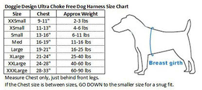 Picture of DOGGIE DESIGN Choke Free Reflective Step in Ultra Harness American River and Colors (XXS, Royal Blue)