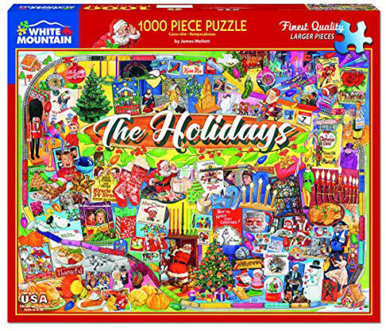 Picture of White Mountain Puzzles The Holidays - 1000 Piece Jigsaw Puzzle