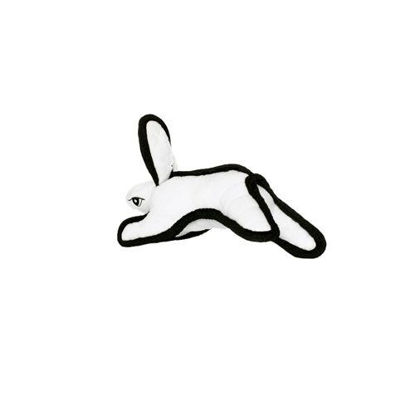 Picture of TUFFY Junior Barnyard Rabbit White, Durable Dog Toy