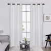 Picture of Deconovo White Curtains for Small Windows, Sun Light Reducing Curtain Drapes for Home Office, 2 Panels, 42x45 Inch, Pure White