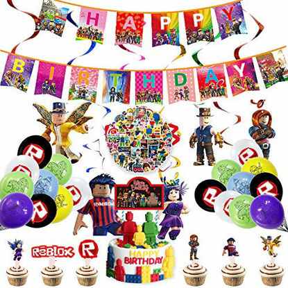 FNAF Five Nights Horrible Birthday Decoration Balloon Banner Backdrop Cake  Topper Horrible Party Supplies Baby Shower