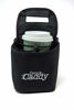 Picture of Drink Caddy Portable Drink Carrier and Reusable Coffee Cup Holder - 2 Cup Collapsible Tote Bag with Organizer Pockets Safely Secures Hot and Cold Beverages - Perfect for Food Delivery and Take Out