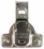 Picture of Salice E-Centra Nickel-Plated Metal 106-degree 9/16 -inch Overlay Screw-on Face Frame Hinge with 2 Cams (5)