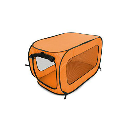 Picture of Beatrice Home Fashions Pop Up Portable Pet Kennel, Orange