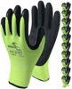 Picture of Coated Work Gloves for Men and Women, 10-Pair Pack, Safety Gloves for Working, Gardening, Utility, Rugged Latex Rubber Firm Grip Coating (Medium, Green)