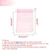 Picture of Dealglad 100Pcs Pink Organza Gift Bags 7x9 inch, Drawstring Mesh Jewelry Bags, Wedding Party Favor Festival Gift Bags Candy Pouches