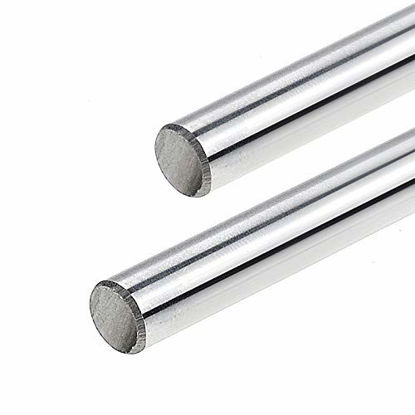 Picture of 2PCS 8mmX500mm Linear Motion Rod Shaft Guide Diameter 8mm for DIY Craft Tool