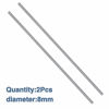 Picture of 2PCS 8mmX500mm Linear Motion Rod Shaft Guide Diameter 8mm for DIY Craft Tool