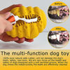 Picture of Dog Chew Toys for Aggressive Chewers Large Medium Breeds Dog Puzzle Toys Interactive Treat Dispensing Slow Feeder Indestructible Durable Safe Rubber Teeth Clean Dog Toys Heavy Duty Tough Chew Toys