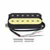 Picture of FLEOR Electric Guitar Humbucker Pickups Bridge Alnico 5 Pickup (Cream+Black)