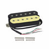 Picture of FLEOR Electric Guitar Humbucker Pickups Bridge Alnico 5 Pickup (Cream+Black)