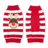 Picture of BOBIBI Pet Cartoon Reindeer Christmas Dog Sweater Pet Winter Knitwear Warm Clothes