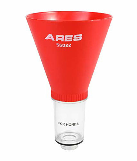 Picture of ARES 56022 - Oil Funnel - Compatible with Honda - Compatible with Nissan - Spill-Free Oil Filling - Easy to Use 1-Person Design - Fits Multiple Applications