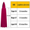 Picture of ALIZIWAY Kids Hooded Velvet Cloak Cape for Halloween Christmas Cosplay Costumes 5-7 Years 04BUM