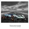 Picture of Lamborghini Aventador, Terzo Millenio, Huracan, Maisto, Gallardo - TRON Lamborghini Poster - Blue Lamborghini Car - Lambo Poster for Men - Lamborghini Aventador Poster - Car Poster Set