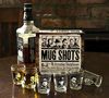 Picture of Mug Shots - 6 Piece Shot Glass Set of Famous Gangster Mugshots - Comes in a Colorful Gift Box