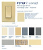 Picture of Leviton Renu RKR15-CS 15A Tamper Resistant Receptacle Color Change Kit, Corn Silk