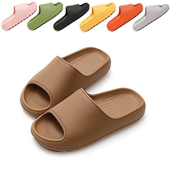 Bathroom Slippers Unisex Non-slip Quick Drying Open Toe Sandals Shower  Slides 