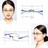 Picture of FEIVSN 3-Pack Rimless Reading Glasses For Women, Lightweight Spring Hinge Readers, Classic Elegant Artistic Eyeglasses UV 400 (Mix 4.0 Etc)