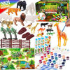 Picture of FUNZBO Forest Animal Painting Art Set Kids Toys - Paint Your Own Animal Toys Educational Birthday Gifts DIY Arts and Crafts Paint Supplies for Toddlers Kids Toys Girls Boys Ages 4 5 6 7 8 + Years Old