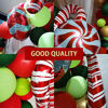 Picture of Bonropin Christmas Balloon Garland Arch kit 125pcs with Xmas Red Gold Dark Green Balloon Fresh Green Balloon and Candy Balloons Gift Box Balloons Red Star Balloons Rich for Christmas Party Decorations