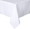 Picture of sancua Rectangle Tablecloth - 70 x 120 Inch - Stain and Wrinkle Resistant Washable Polyester Table Cloth, Decorative Fabric Table Cover for Dining Table, Buffet Parties and Camping, White