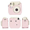 Picture of Phetium Protective Case Compatible with Instax Mini 7+ 7s 7c Instant Film Camera/Polaroid PIC-300, Premium Vegan Leather Bag Cover with Removable Strap (Blush Pink)