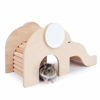 Picture of Niteangel Hamster House w/ Climbing Ladder: for Dwarf Hamsters Gerbils Mice or Similar-Sized Pets (Elephant-Shaped)